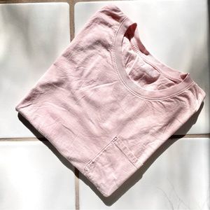 Everlane | The Organic Cotton Box-Cut Tee in Soft Pink